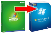 Как происходит переход с XP на Windows 7