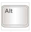 Клавиша которую необходимо набирать для ввода символов ALT
