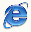 Главный логотип браузера microsoft internet explorer 8
